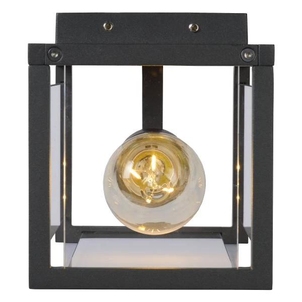 Lucide CLAIRE - Wall light Indoor/Outdoor - 1xE27 - IP54 - Anthracite - detail 5